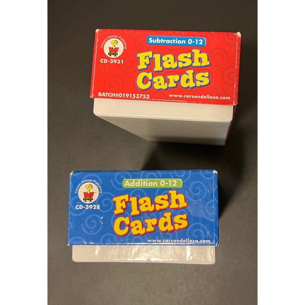 Flash Cards Kids OS Multi Excellent Math Addition Subtraction Set - Picture 7 of 8